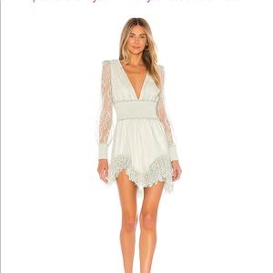 Claudie Mini Dress in Mint Green